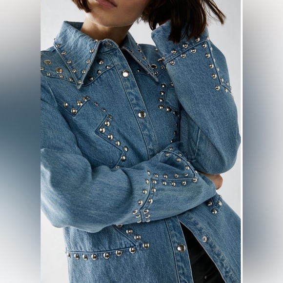 Understated Leather Bluegrass Shirt - Picture 1 of 10